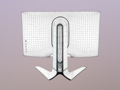 ALIENWARE Monitor 3Dモデル