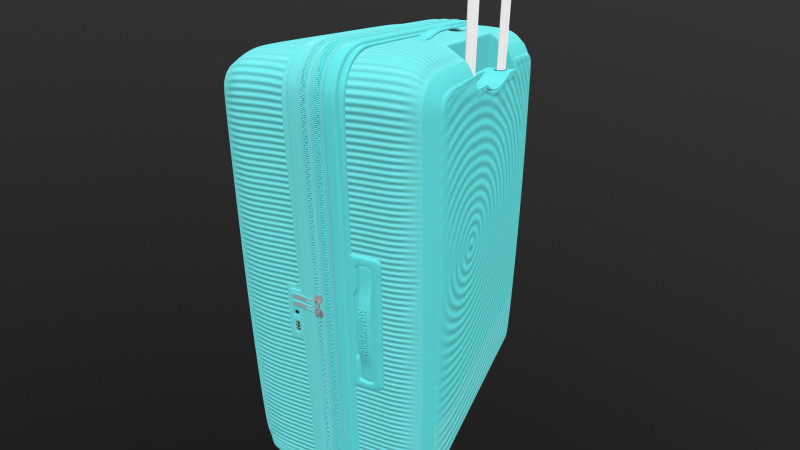 American bag Modello 3D .c4d .max .obj .3ds .fbx .stl .blend 