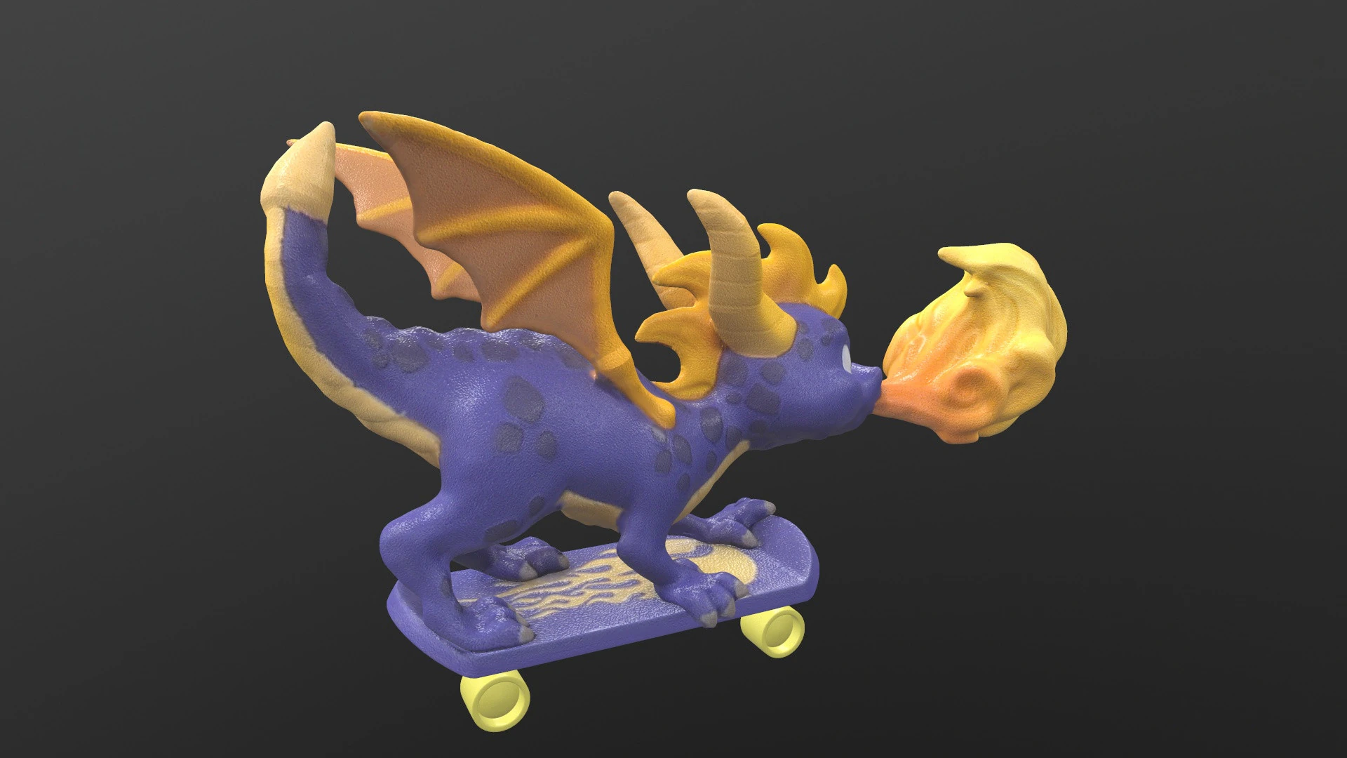 Dragon Toy 3D Model .c4d .max .obj .3ds .fbx .stl .blend