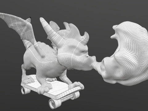 Dragon Toy 3D Model