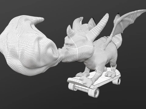 Dragon Toy 3D Model