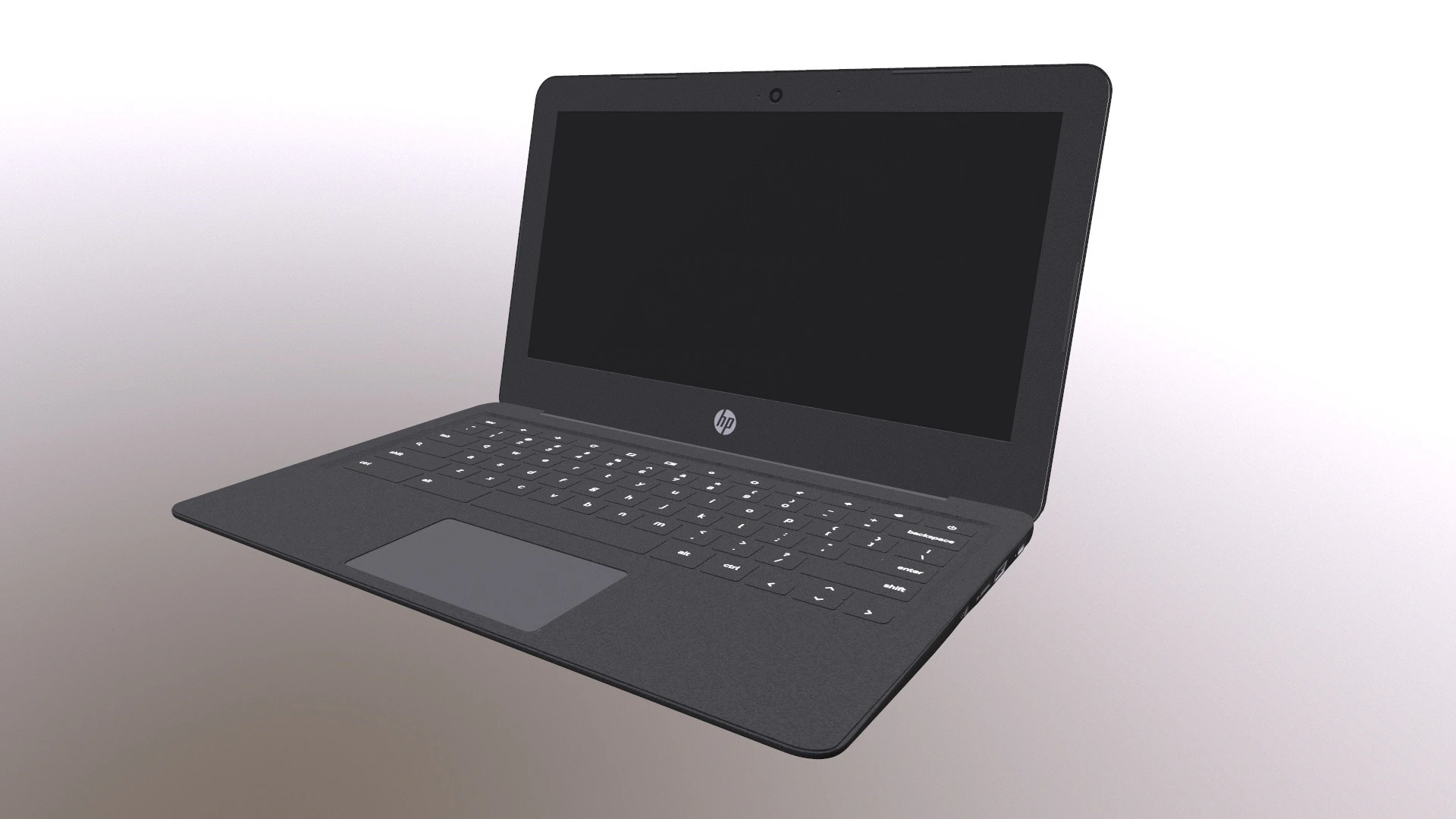 Laptop HP Model 3D .c4d .max .obj .3ds .fbx .stl .blend 