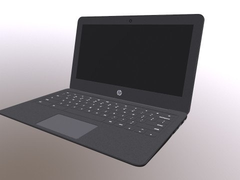 HP Laptop 3D मॉडल