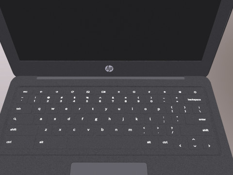 HP Laptop 3D 模型