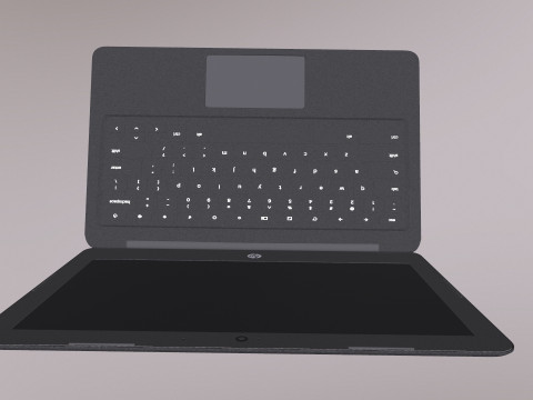 HP Laptop 3D 模型