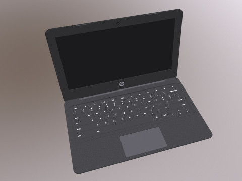 HP Laptop 3D 模型