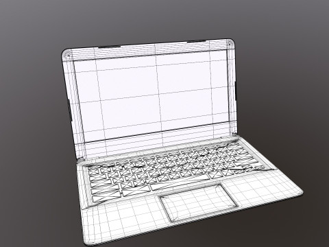 HP Laptop 3D 模型