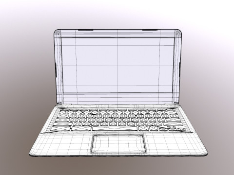 HP Laptop 3D 模型