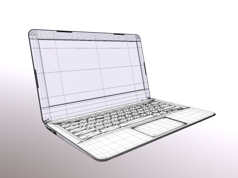 HP Laptop 3D 模型