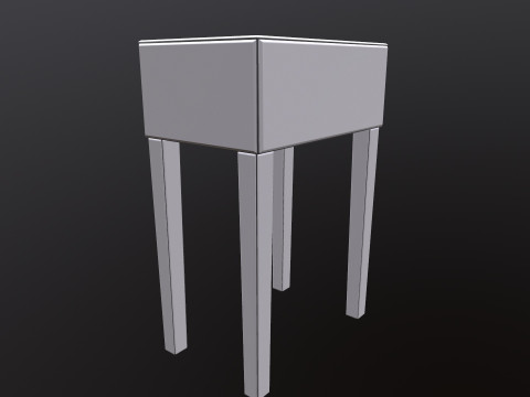Side Table 3D-Modell