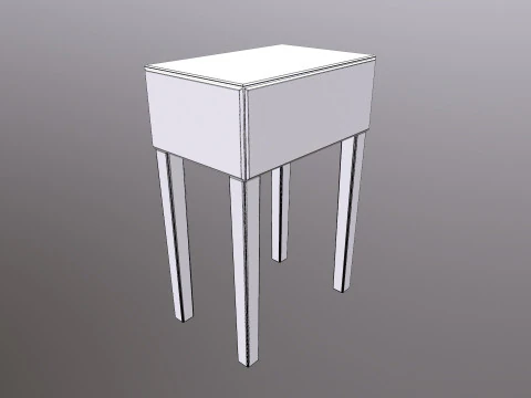 Side Table 3D Model