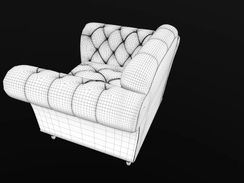 Диван 3D Модель