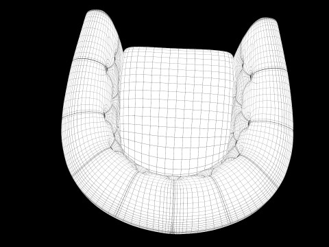 Sofa Fabric 3D 模型