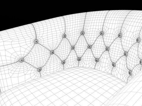 Sofa Fabric 3D 模型