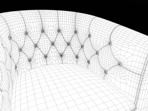 Sofa Fabric 3D 模型