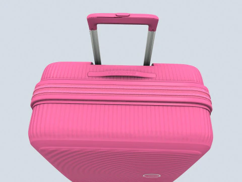 Amerykańska torba turystyczna Model 3D