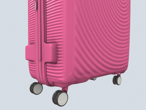 American Tourister bag 3D 모델