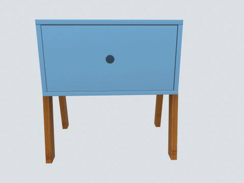 Bed Side Table 3D Model