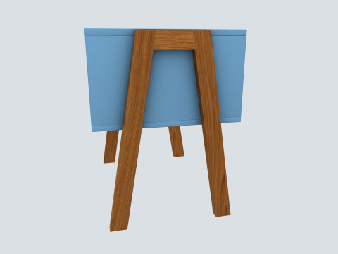 Bed Side Table 3D Model