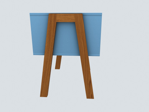 Bed Side Table 3D Model