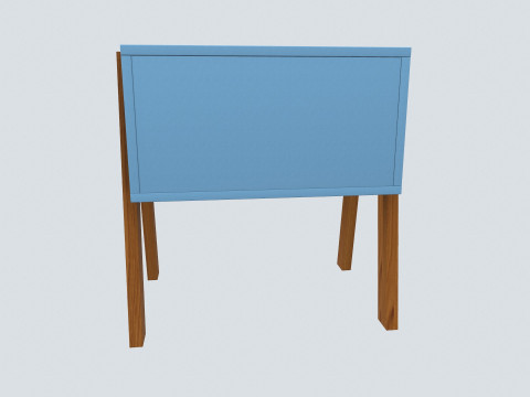 Bed Side Table 3D Model