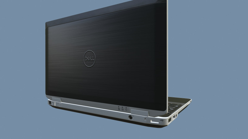Dell Laptop 3D 模型 .c4d .max .obj .3ds .fbx .stl .blend