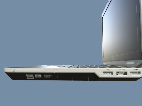Dell Laptop 3D 模型