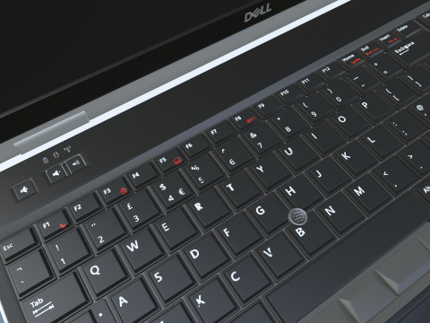 Dell Laptop 3D 模型