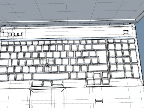 Dell Laptop 3D 模型