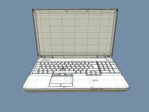 Dell Laptop 3D 模型