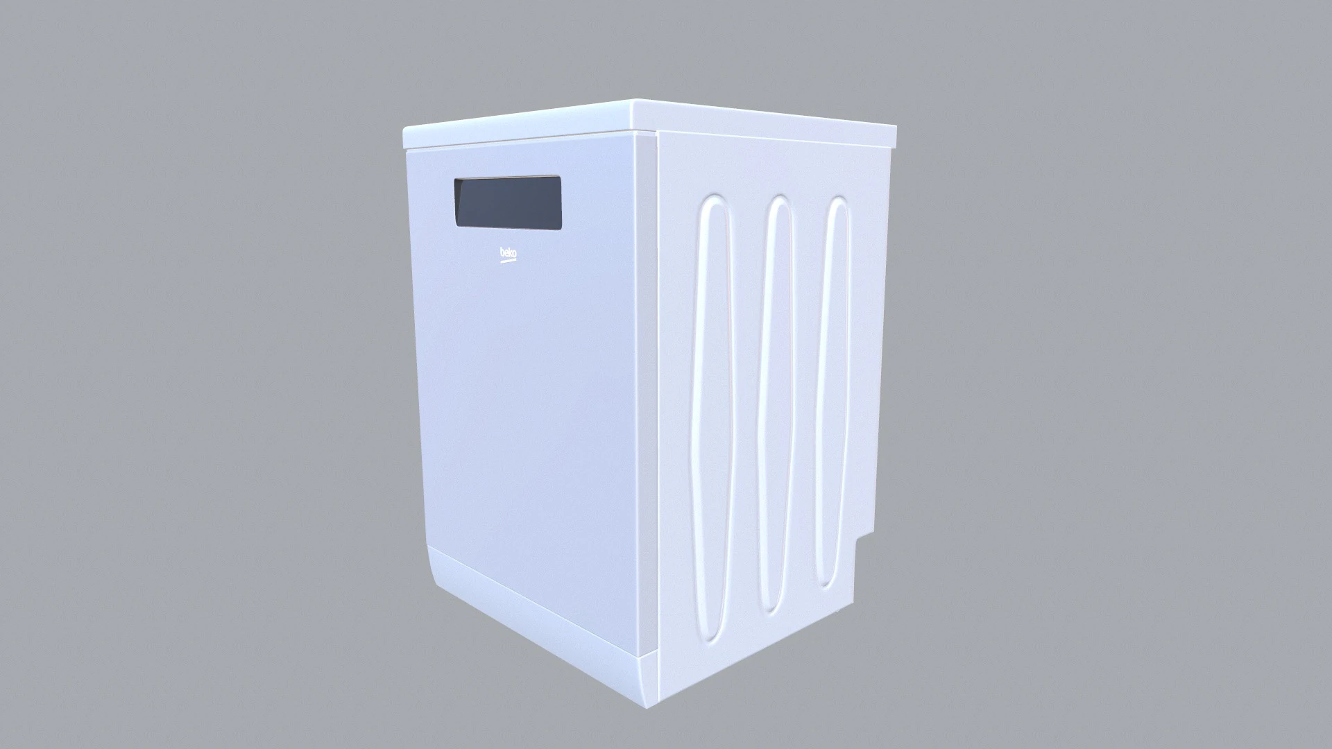 DishWasher 3D Model .c4d .max .obj .3ds .fbx .stl .blend 