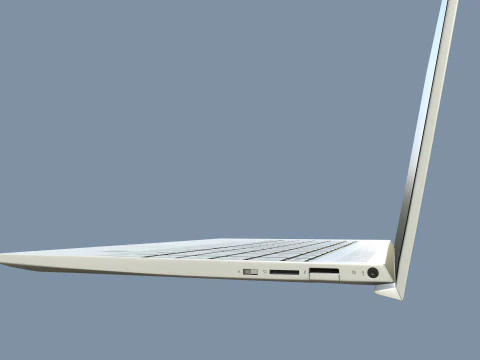 एचपी लैपटॉप 3D मॉडल