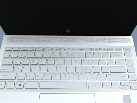 HP Laptop Modelo 3D