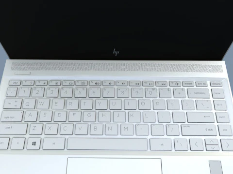 एचपी लैपटॉप 3D मॉडल