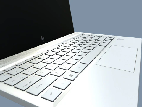 एचपी लैपटॉप 3D मॉडल