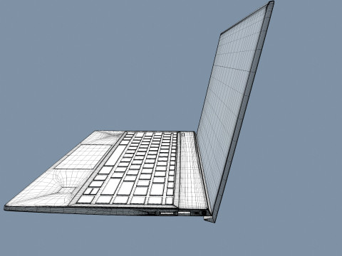 HP Laptop Modelo 3D