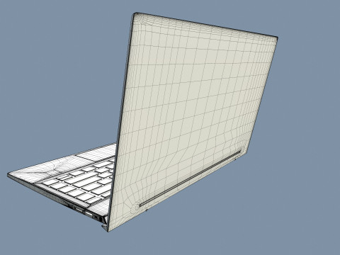 HP Laptop Modelo 3D