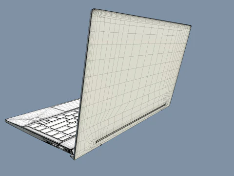 एचपी लैपटॉप 3D मॉडल