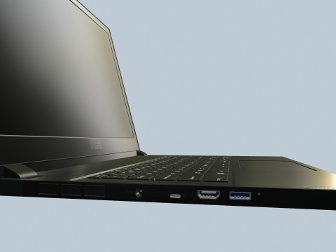 MSI Gaming Laptop 3D-Modell