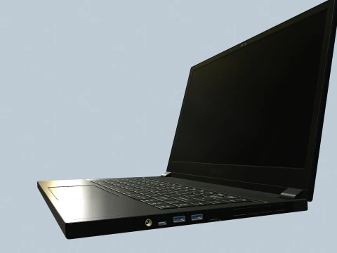 MSI Gaming Laptop 3D Model