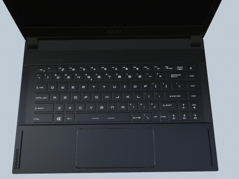 MSI Gaming Laptop 3D-Modell