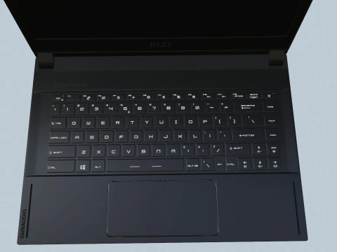 MSI Gaming Laptop 3D Model