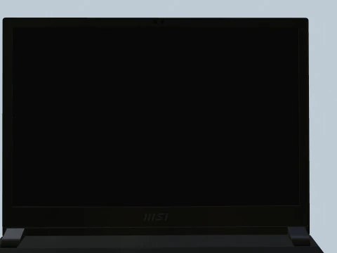 MSI Gaming Laptop 3D Model