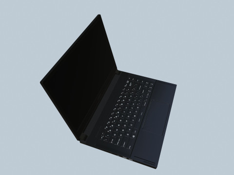 MSI Gaming Laptop 3D-Modell