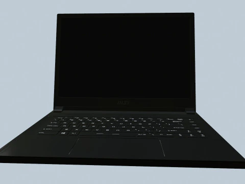 MSI Gaming Laptop 3D Model