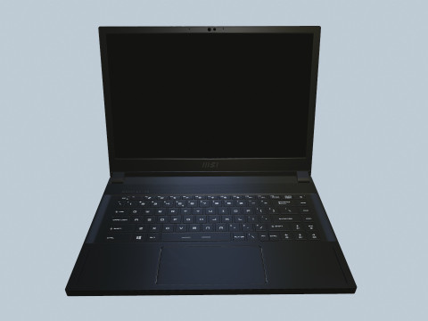MSI Gaming Laptop 3D-Modell