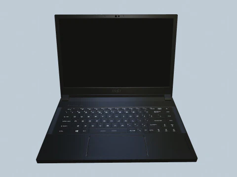 MSI Gaming Laptop 3D Model