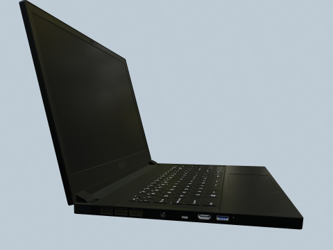 MSI Gaming Laptop 3D-Modell