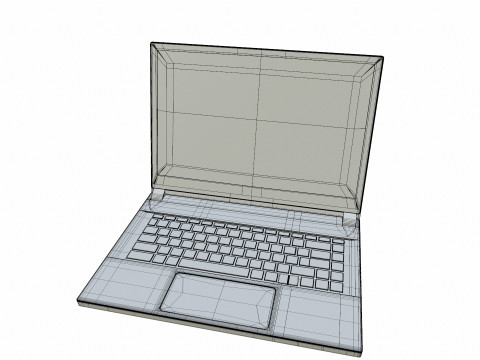 MSI Gaming Laptop 3D-Modell