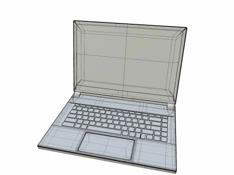 MSI Gaming Laptop 3D Model